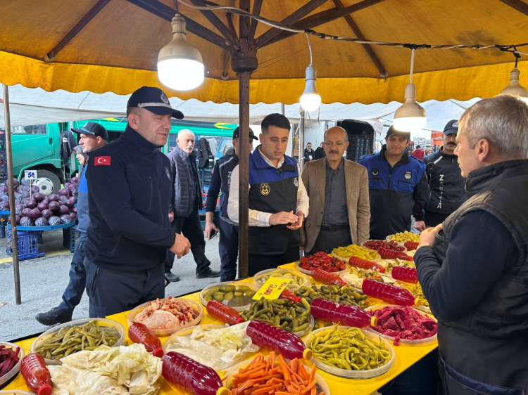 Kocaeli Çayırova’da pazar denetimi