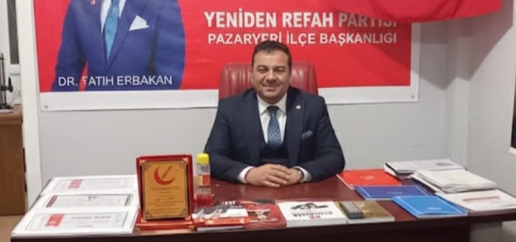 Yeniden Refah Partisi Pazaryeri İlçe Başkanı Sefer Uslu’dan Kadir Gecesi Mesajı