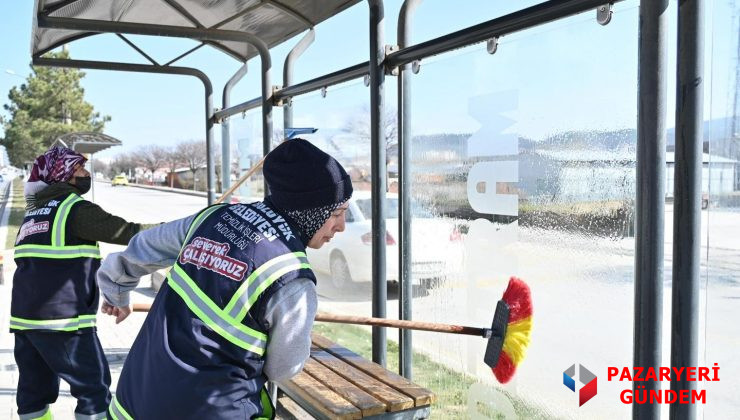 Bayram Öncesi BOZTRAM Duraklarında Temizlik Seferberliği