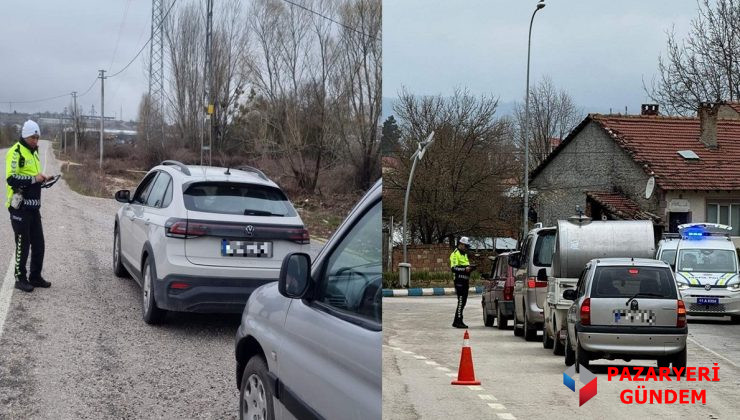 Pazaryeri’nde Trafik Denetimleri Aralıksız Sürüyor: Sürücülere Sıkı Uyarı