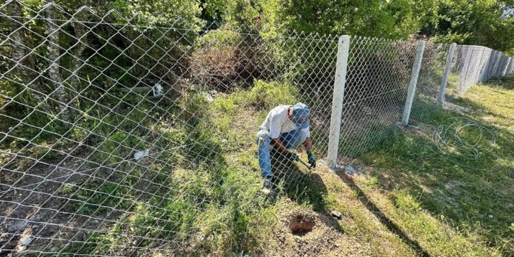 MEZARLIKTA ÇİT VE DÜZENLEME ÇALIŞMASI