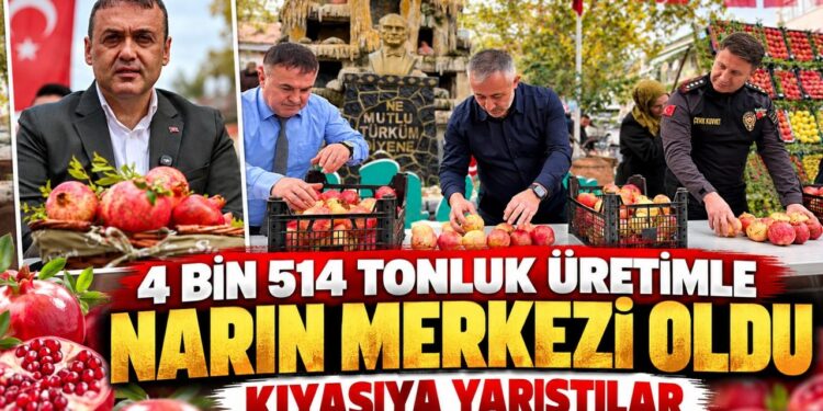 4 BİN 514 TONLUK ÜRETİMLE İNHİSAR, NARIN MERKEZİ OLDU